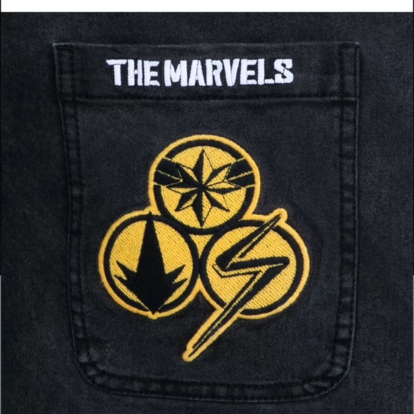 Disney the marvels jean jacket Nwt - Picture 2 of 4